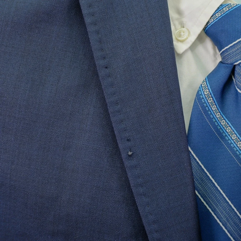 DAMAGED Ted Baker London Endurance Blue Wool‎ Jones Ct Blazer 36S Tagged 36R